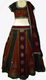 Wonderful Earthtone 3 pc. lLehnga