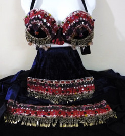 Gorgeous Tribal Bra Belt Set