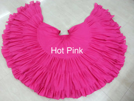 32  Yard Pure Cotton Light and Fluffy Skirt HotPink
