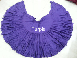 32  Yard Pure Cotton Light and Fluffy Skirt PURPLE