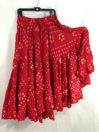 25 Yd JAIPUR SKIRT ATS Red and Gold 25 Yd JAIPUR SKIRT ATS Red and Gold