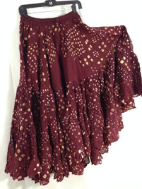 25 Yd JAIPUR SKIRT ATS Deep Maroon