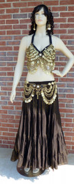 Gorgeous Black and Antique Gold Ensemble