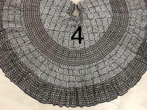 Hand Block Printed Skirt   #4