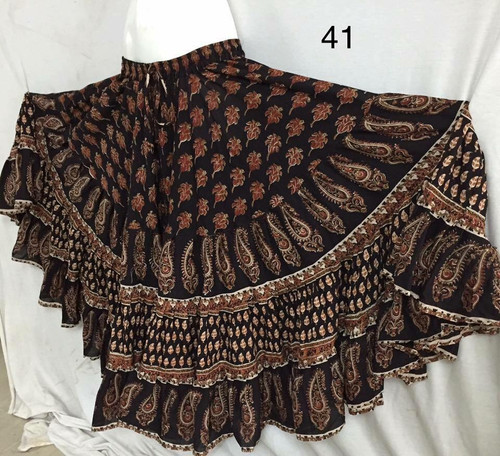 Hand Block Printed Skirt  #41