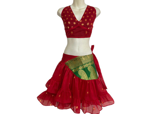 These are beautiful Mini wrap skirts and halter tops. I have shown these on their own and also showed layered with full skirts to give you costuming ideas.These are unique and one of a kind sets.  These are beautiful Mini wrap skirts and halter tops. I have shown these on their own and also showed layered with full skirts to give you costuming ideas.These are unique and one of a kind sets.