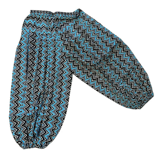 These are beautiful really full and comfortable ATS Block Print Pantaloons dyed with vegetable dyes.  They are great for dancing or just lounging in.
