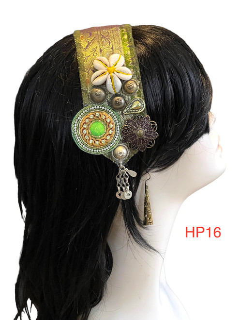 Beautiful Hand made Head piece on a lovely base. It has long ties to secure  it on the head. It is approximately 12" long not including ties.
We can make you a custom head piece in your choice of color and embellishments. Just message us. 
International shipping will be extra. Message us if you are an international customer.
 Beautiful Hand made Head piece on a lovely base. It has long ties to secure  it on the head. It is approximately 12" long not including ties.
We can make you a custom head piece in your choice of color and embellishments. Just message us. 
International shipping will be extra. Message us if you are an international customer.