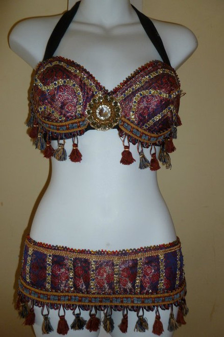 Gorgeous Brocade Bra Belt Set 3 pieces Gorgeous Brocade Bra Belt Set 3 pieces