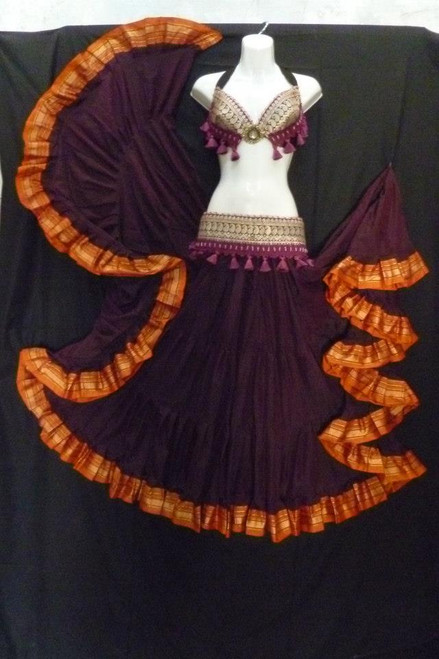 Exquisite Eggplant Aishwarya Skirt Exquisite Eggplant Aishwarya Skirt