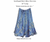 Scalloped Skirt White Blue  Scalloped Skirt White Blue