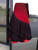 DIP DYE- 25-Yard Pure Cotton Skirts - SHaded Red Black