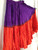 DIP DYE- 25-Yard Pure Cotton Skirts - Purple Orange