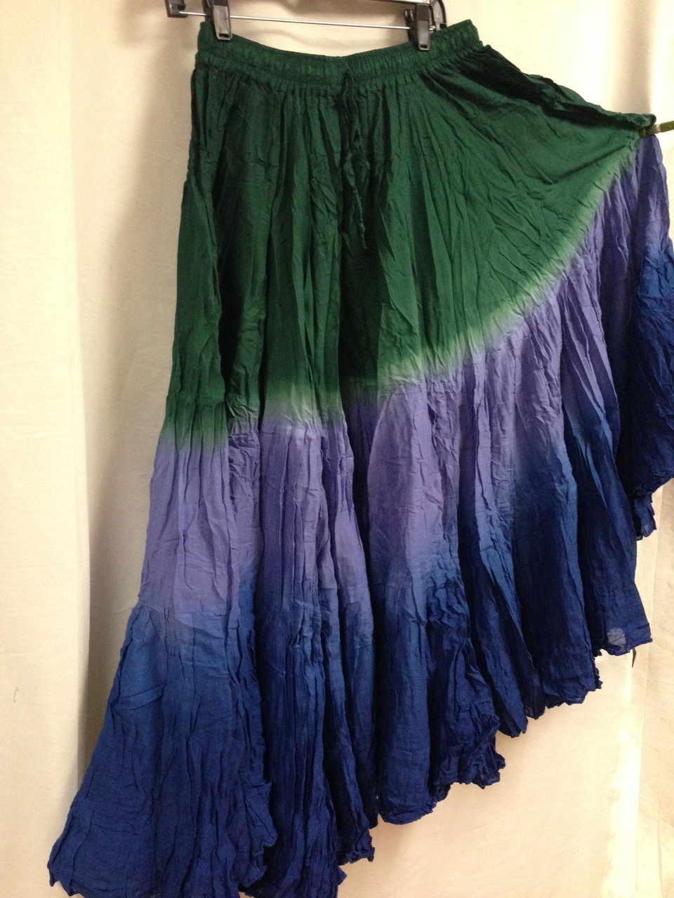 Dip Dye 25-Yard Pure Cotton Skirts - Rain Forest - Magical Fashions