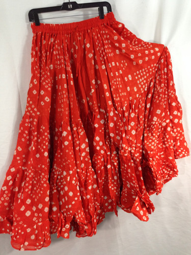 25 Yd JAIPUR SKIRT ATS ORANGE - Magical Fashions