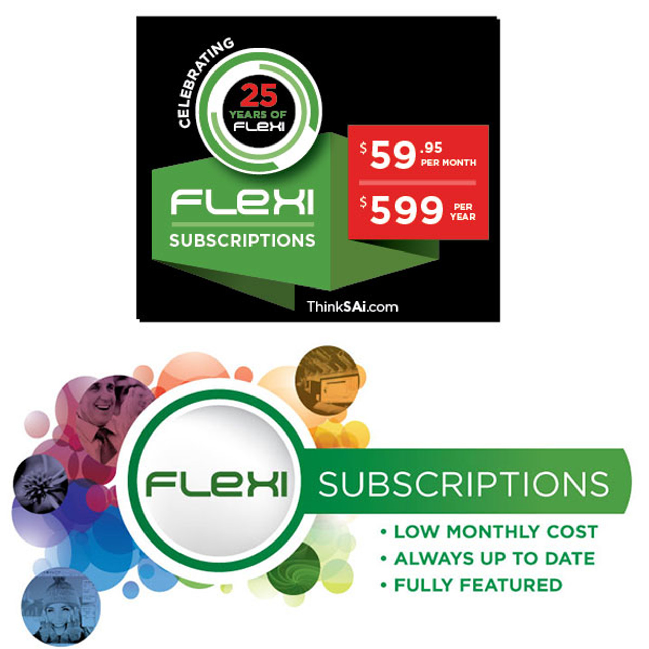 Flexi Subscription. 2 Price points.  Give us a call today.