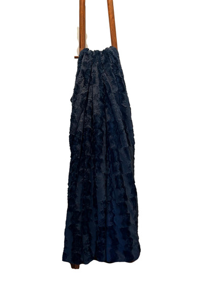 navy blue throw