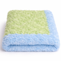 blue green baby blanket
