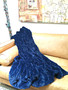 Cobalt Blue Luxe Throw
