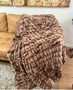 Mink Rushed Cozy Faux.
Our best-selling CozyFaux throw is created with incredibly silky, soft fibers and rushed for a cascading fand  rippling effect.
A longer, ultra plush pile, feels weighted. Cozy up on the couch with a good book or give as a gift.
Best in throw!
Brown or Sable- both delicious!

