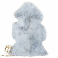 Australian Sheepskin Single Pelt Grey 