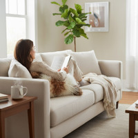 Tibetan Lamb Fur Lumbar Pillow Natural Spotted Brown