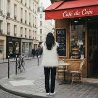  27" Tibetan Mongolian Lamb Fur Vest White