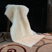 Kalgan Lamb Fur Plate Natural White 