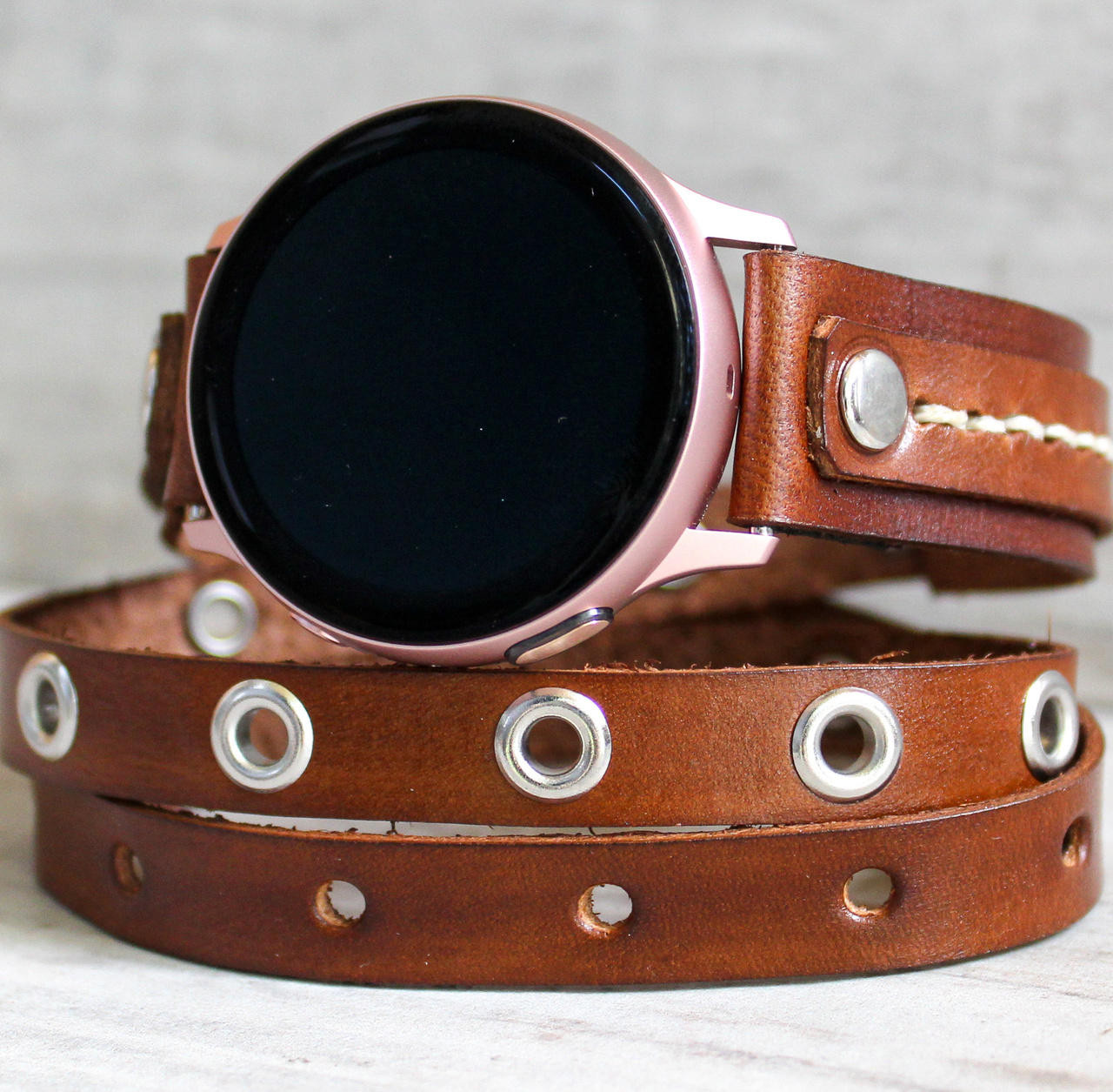 Samsung active 2025 2 leather band