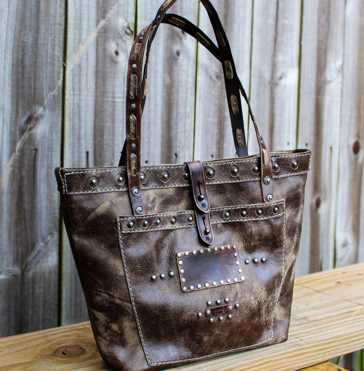 The Stormborn Tote – Handmade Full-Grain Leather Bag