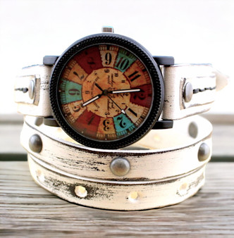 Boho Women's Wrap Watch with Multicolor Watch