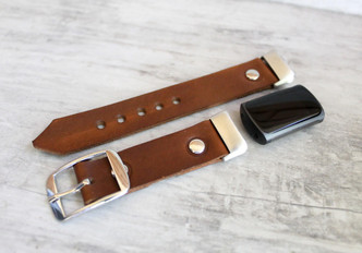 Classic Leather Watch Band for Fitbit Charge 3-4/5