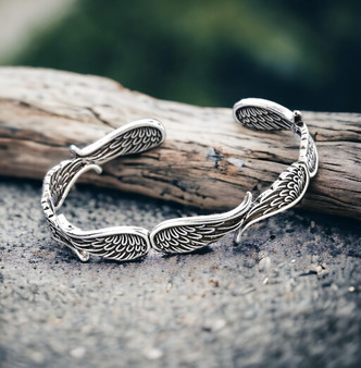 Angel Wing Silver Bracelet