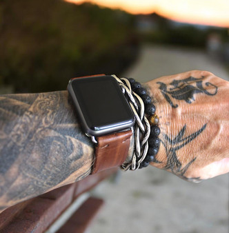 Handcrafted Minimalistic Leather Apple Watch Bands