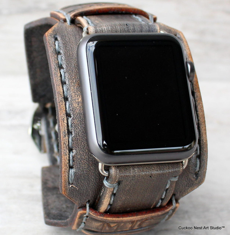 Distressed Gray Watch band for Apple Watch