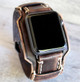 Brown Leather Apple Watch Cuff