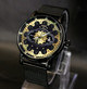 Men's watch with black and gold dial|MAGNUM