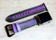 Purple Leather Apple Watch Band