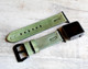 Military Style Leather Apple Watch Band with Bullet stamp