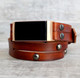 Brown Double Wrap Fitbit Charge Leather Band|3-4/5