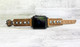 Rivetted Leather Apple Watch Band-Antique