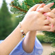 Hetian Jade Lotus Root Bracelet|Silver Cuff