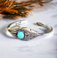 Vintage looking Silver Bracelet with Captivating Turquoise Stone