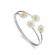 Daisy Silver Bangle