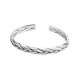 Silver Ethnic Tribal Cuff Bracelet