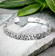 Textured Silver Cuff Bangle