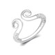 Spiral Serenity Adjustable Ring