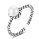 Pearl Elegance Twist Ring