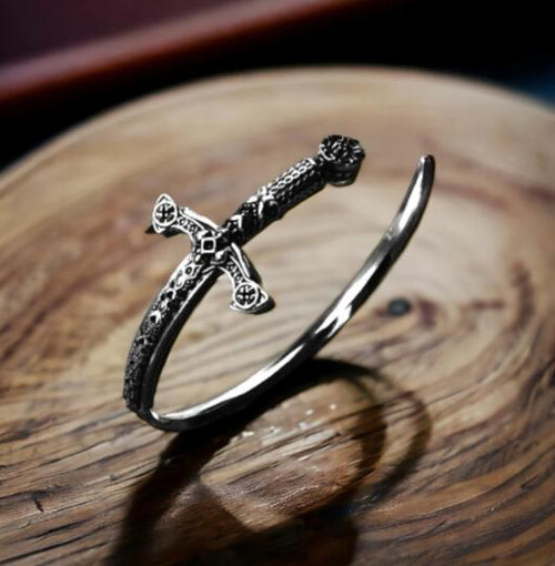 Silver Sword Bracelet for Men