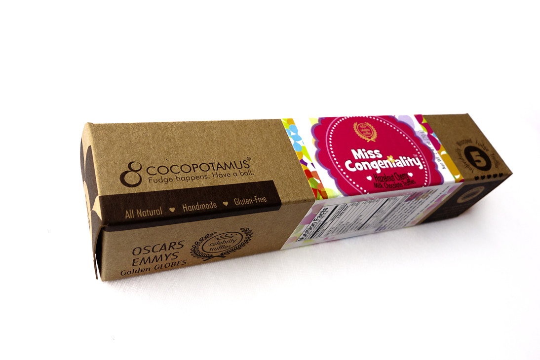 Hazelnut cherry milk chocolate truffles: gluten free gift, gluten